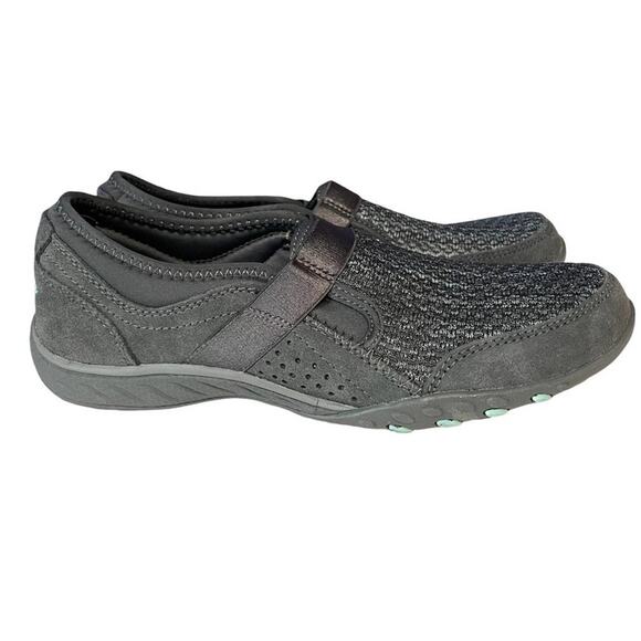 Skechers Women's Relaxed Fit‎ Breathe Easy Deal Me Shoe Charcoal Size 6.5 - Picture 3 of 8